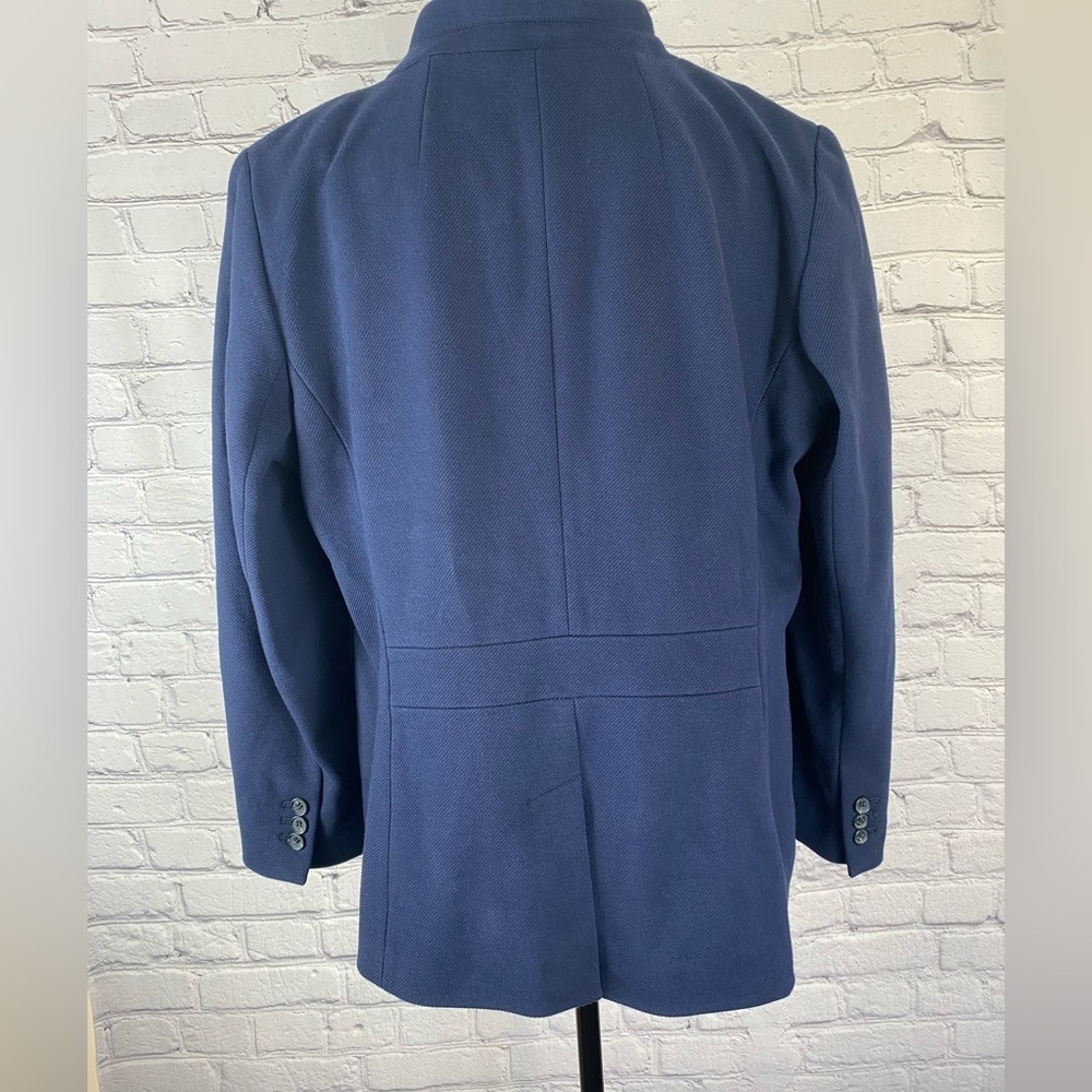 Women’s Talbots Navy Blazer size 16 Petite Suit Jacket Office Clothing Plus Size - Picture 14 of 14